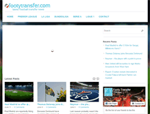 Tablet Screenshot of footytransfer.com